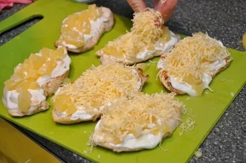 Филе куриное ананас сыр в духовке