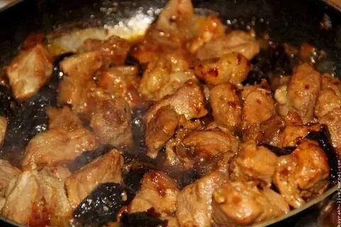 Свинина в казане вкусный рецепт