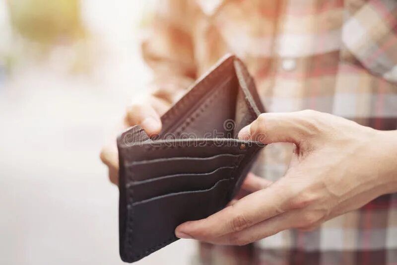 Empty wallet