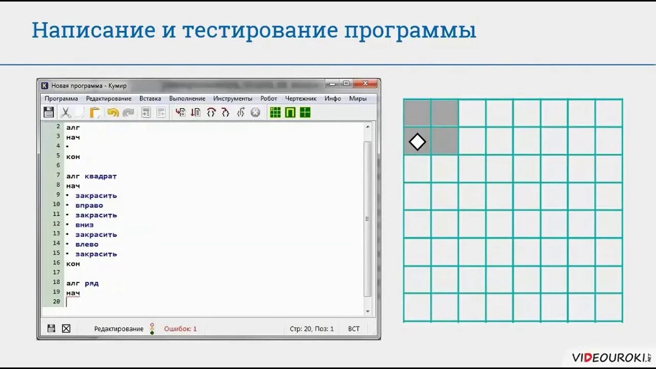 Тест информатика 8 класс алгоритмы и исполнители. Робот чертежник кумир. Программа робот по информатике. Вспомогательный алгоритм робот. Вспомогательный алгоритм кумир.