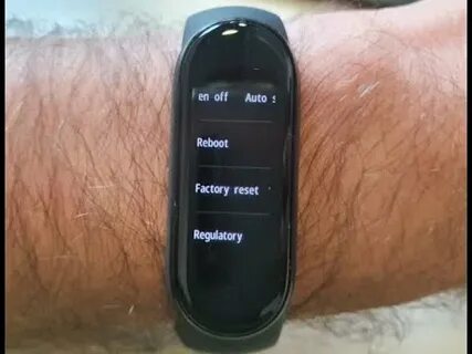 Сброс mi band