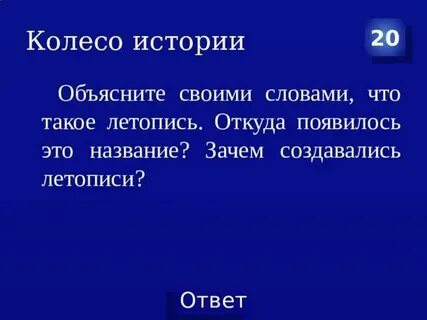 Откуда появился текст