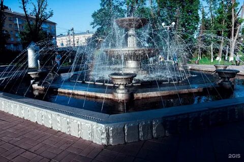 Открытие фонтанов в твери