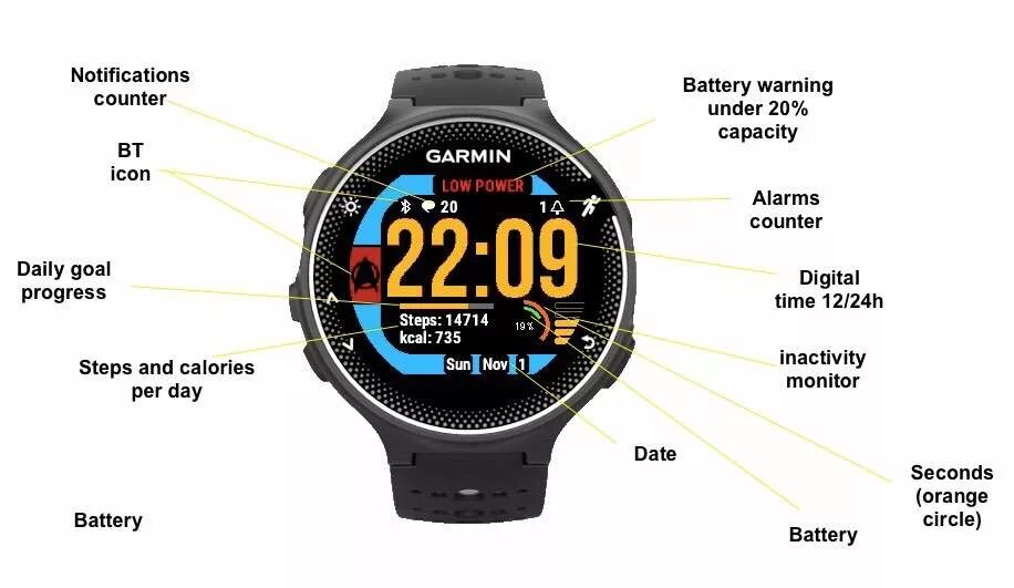 Вижу дату рождения на часах. Garmin Forerunner 245 циферблаты. Garmin Forerunner 55 watchface. Гармин Forerunner 255. Часы Гармин мужские 945.