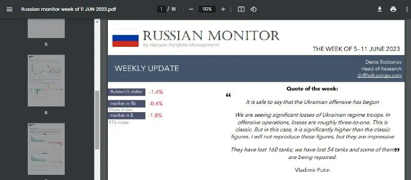 Russian monitor
