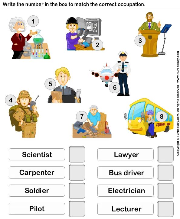 Match the pictures with the text. Профессии Worksheets. Профессии на английском. Задания по профессиям. Professions задания.