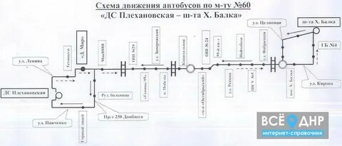 Движение автобусов 56 маршрута