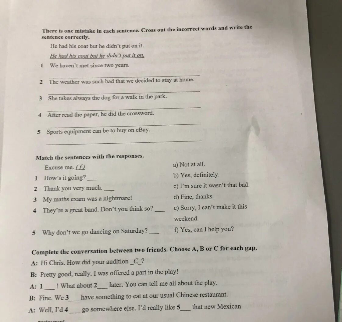 Correct the mistakes in each sentence. Cross out one Incorrect Word in each sentence. Cross out the Incorrect Word in each sentence and Type the correct one СКАЙСМАРТ ответы. Cross out the Incorrect Word in each sentence and Type the correct one. Cross out the Incorrect sentence.