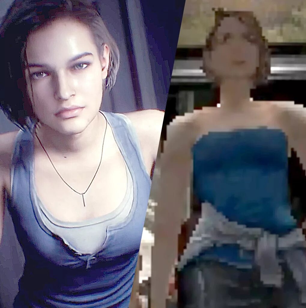 Резидент 3 оригинал. Resident Evil 2 оригинал и ремейк сравнение. Резидент 3 оригинал Старк.