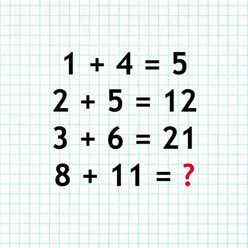 Задачка 1+4 5 2+5 12 3+6 21. Загадка 1+4 5. Задачка 1+4=5 2+5=12 3+6 21 8+11. 1+4 5 Задачка.