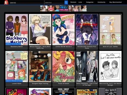 Sites for adults featuring comics with adult themes, including nudity and e...