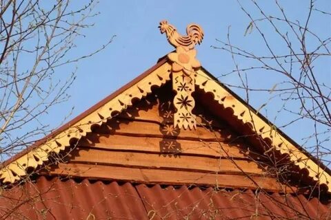 Резной конек