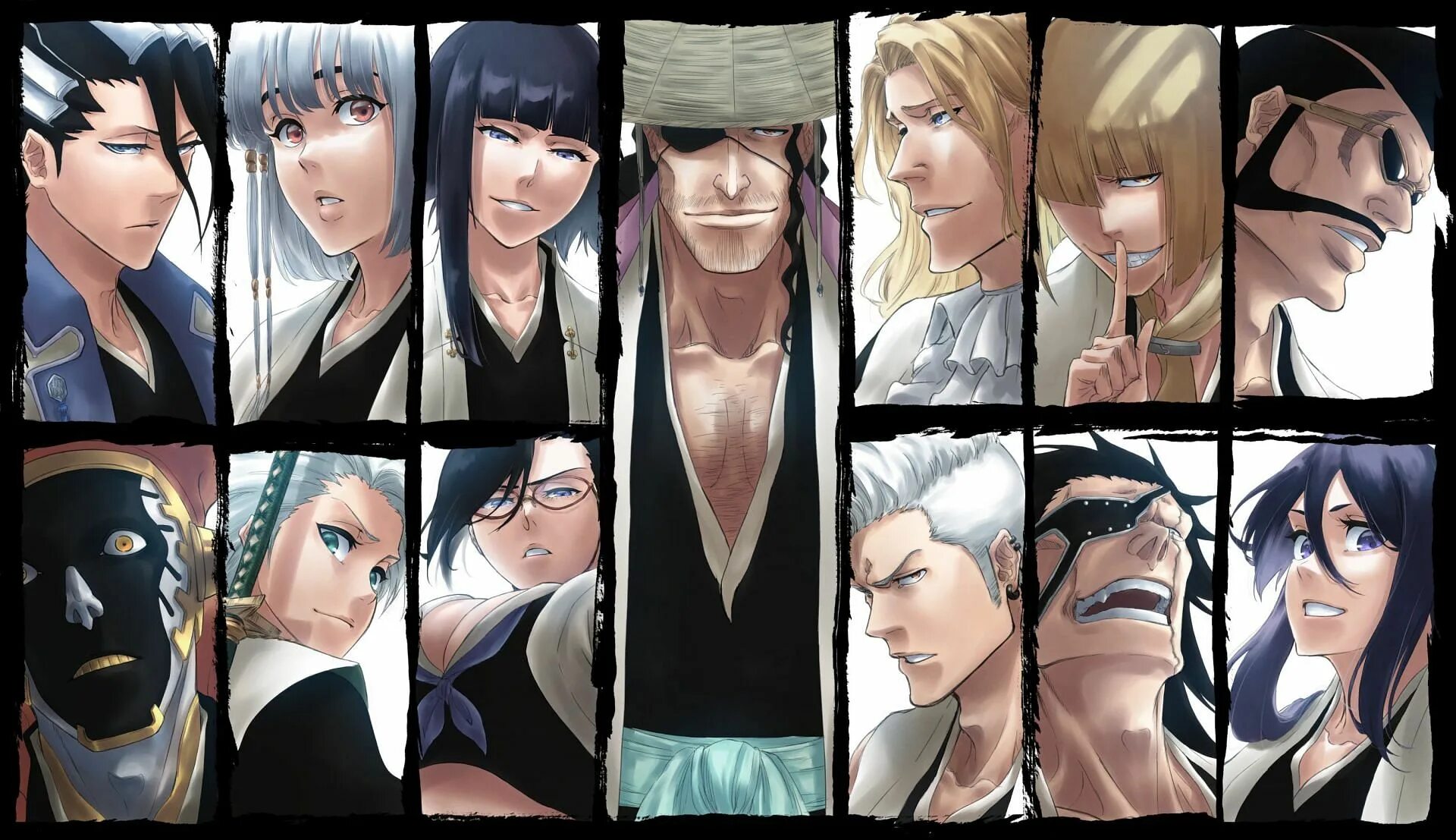 Капитан 13 отряда готей 13. Девушки готей 13. Bleach captains. Bleach captains. Капитаны готей 13.