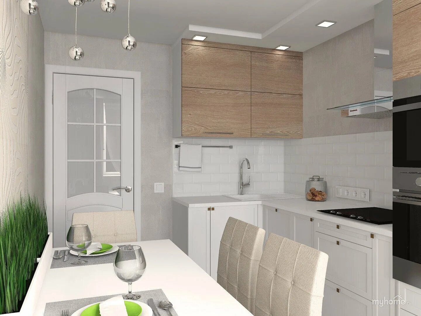 Планировки кухни в панельном доме п 68