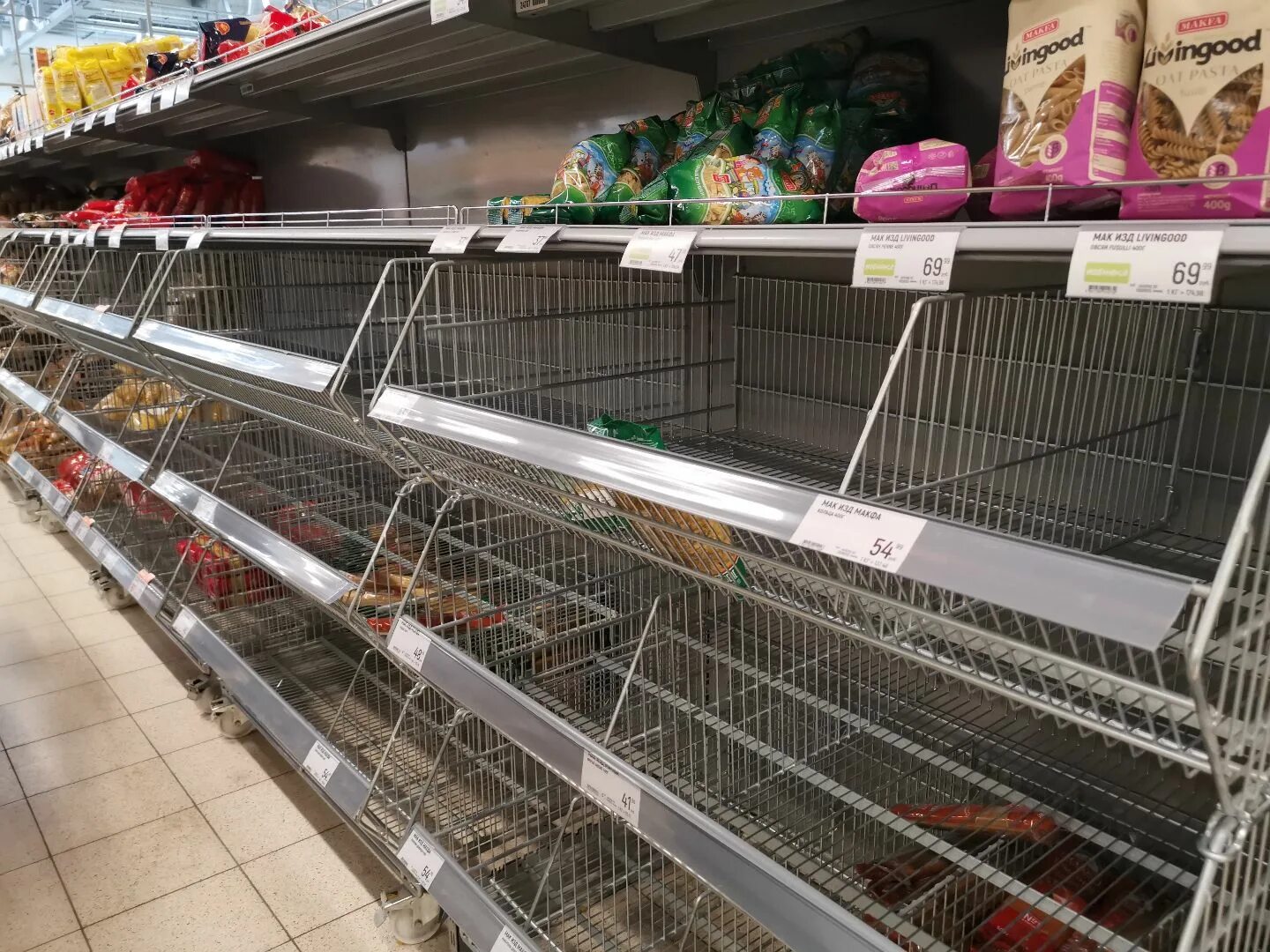 Почему в пятерочке пустые полки. Почему в пятерочке пустые полки