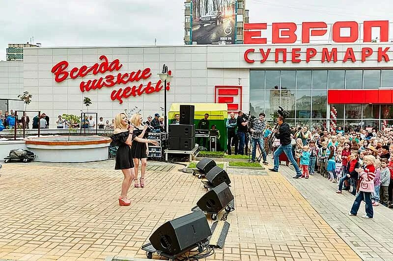 Работы "СтройТехноГрупп" на объекте Супермаркет "ЕВРОПА 32" Инженерные решения и