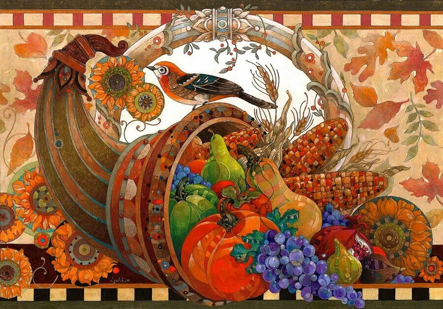 Что означает выражение рог изобилия. Художник david galchutt (дэвид галчутт) картины - 24. художник дэвид галчутт рог изобилия. яркие творения художника-иллюстратора дэвида галчутта. дэвид галчутт батик.