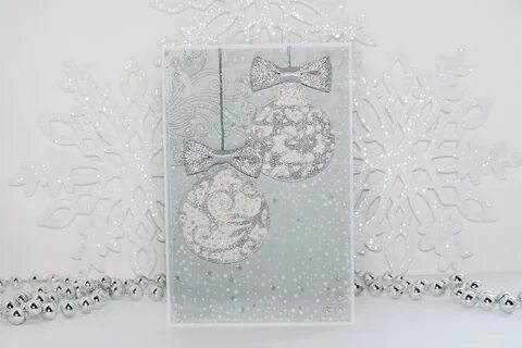 Открытка серебряная