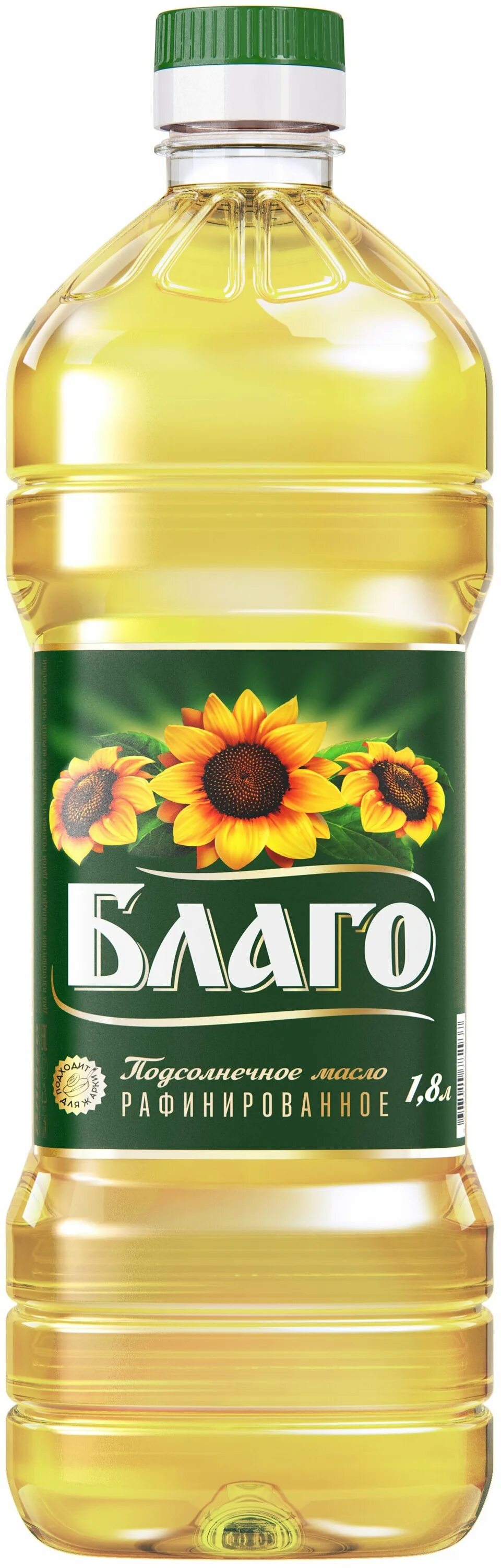 масло подсолнечное "благо" раф. масло благо нерафинированное 1л. дез. благо 1. 1л.