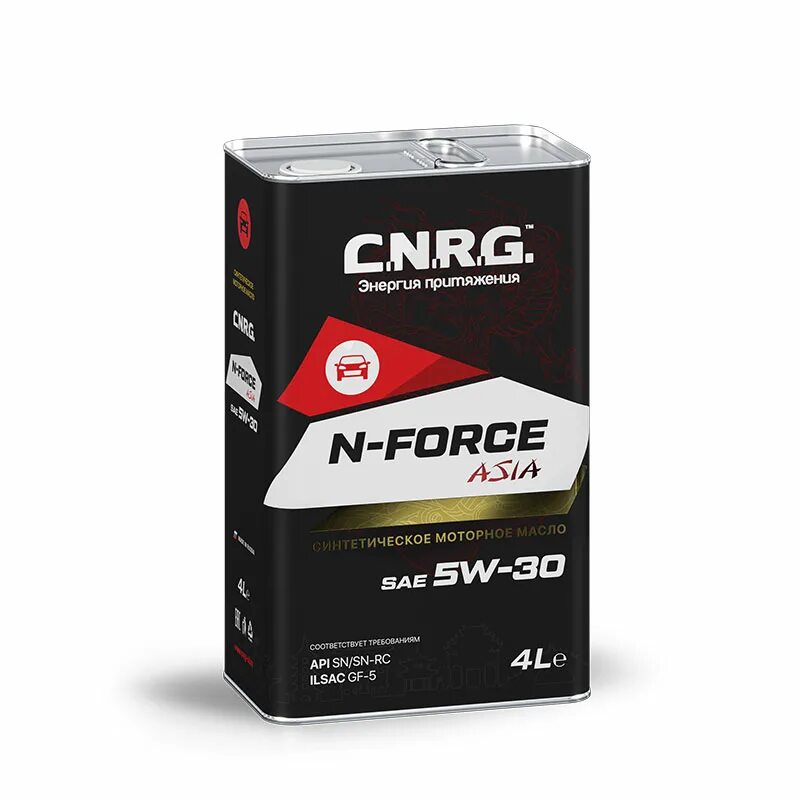 C.N.R.G. N-Force Supreme 5w-40 SN/CF 4л. Масло моторное c.n.r.g. n-Force Asia 5w-30. N-Force Supreme 5w-40 SN/CF. SN-RC ILSAC gf-5.