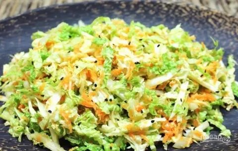 Салат пекинская капуста морковь яйцо