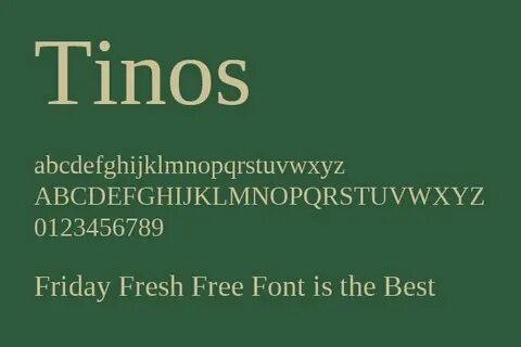 Шрифт liberation serif