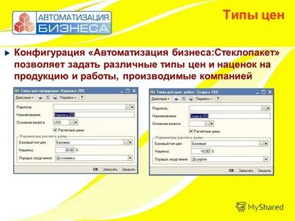 Какие типы цен