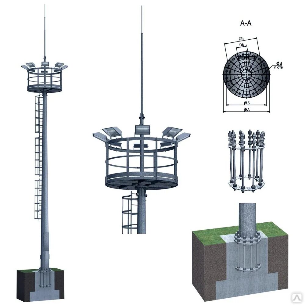 Молниеотвод 10 м. Мачта МГФ-16-ср. Мачта МГФ-20. Мачты освещения МГФ-25. Мачта освещения МГФ-20-М 500.