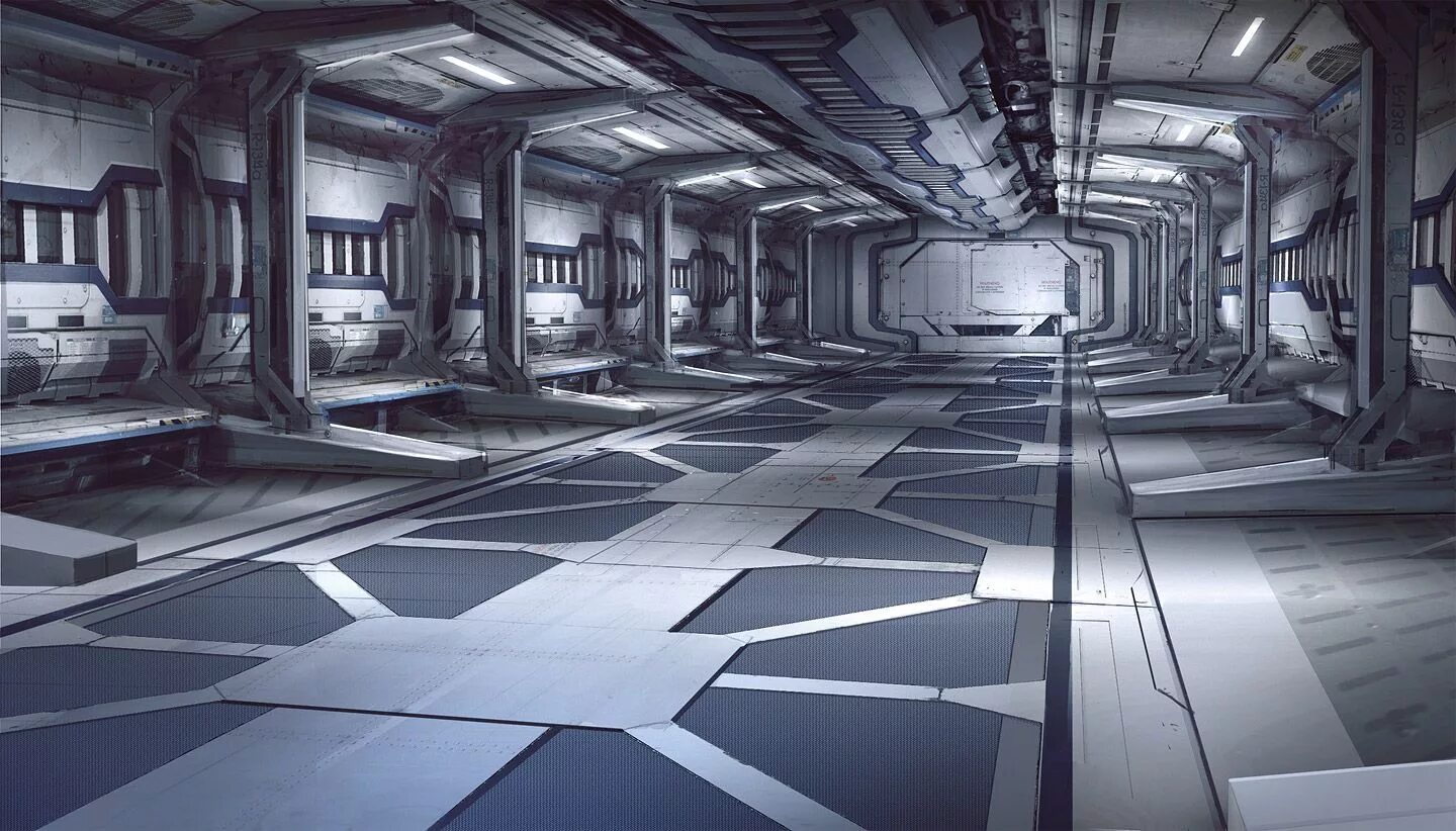 Space area. Коридор космического корабля будущего Sci-Fi. Sci Fi коридор лаборатории. Концепт арт станция. Концепт арт Sci Fi Interior.