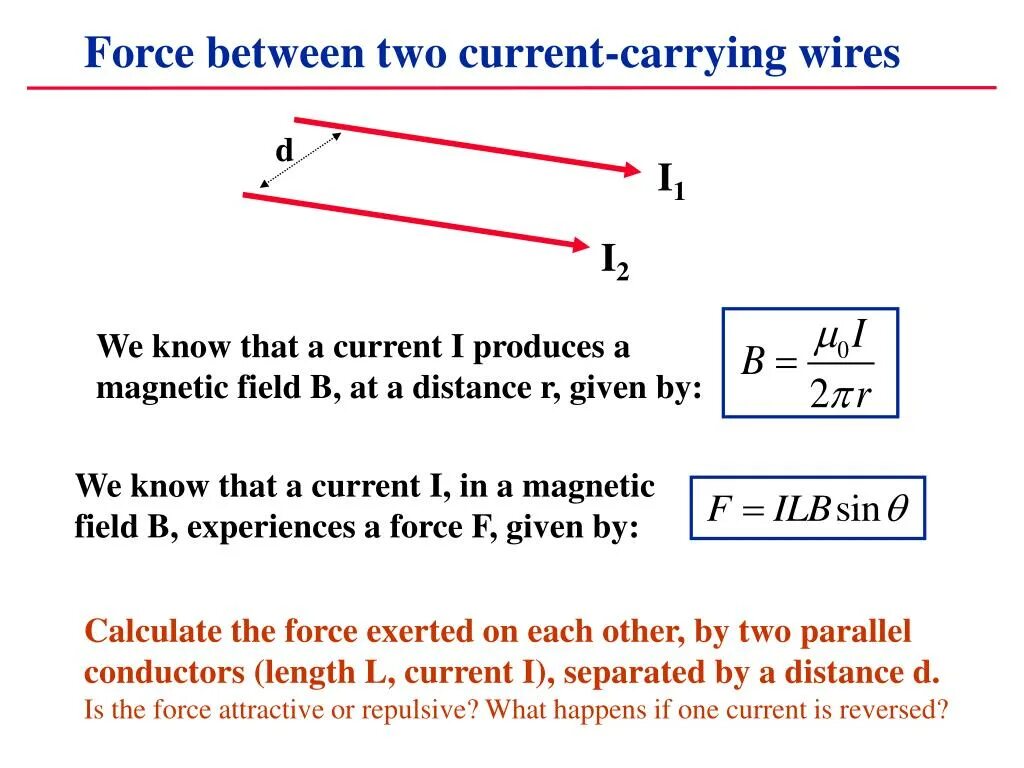 Carry current. The Magnetic field of a long, straight wire. Electromagnetic field of a current carrying wire. Magnetic Force between two Parallel conductors. Magnetic Force of a current.