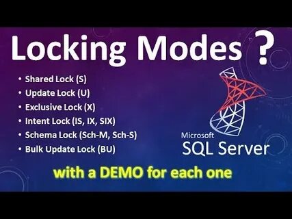 Sql lock