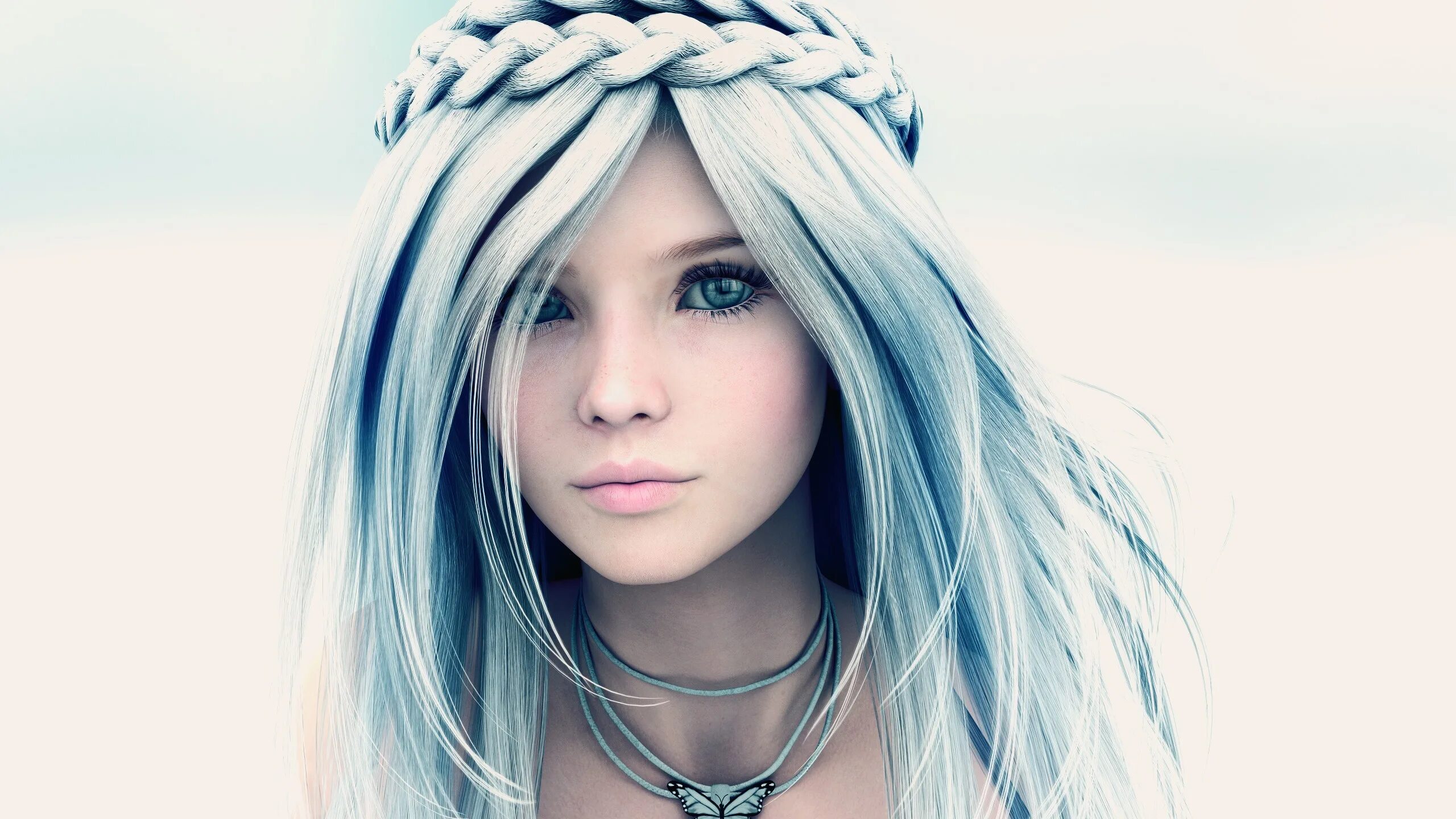Красивые девочка 9 лет обои. Голубые волосы. Красивые девушки с белыми волосами. Красивые девушки с голубыми волосами. Девушка с белыми волосами и голубыми глазами.