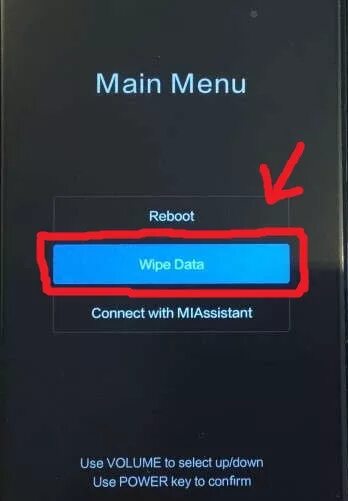 Меню Ксиаоми Reboot. Xiaomi main menu Reboot wipe data. Редми 9а main menu. Main menu wipe data.