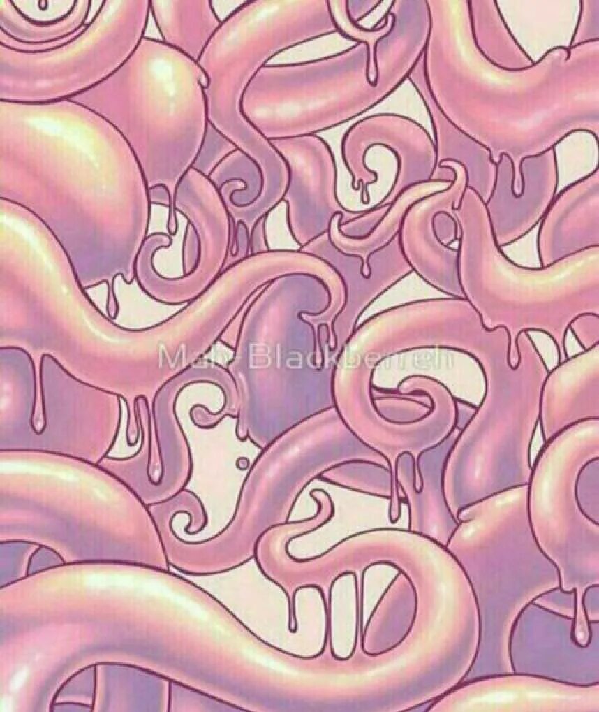 миссис тентаклс. розовые тентакли. девушка тентакли кокон. розовые щупальца арт. аниме ламия медуза.