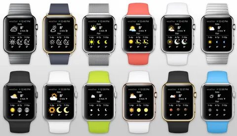 Линейка apple watch