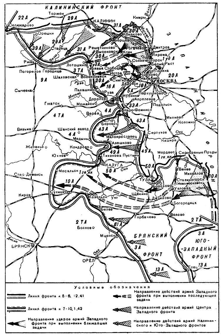 5 Декабря 1941 года контрнаступление под Москвой карта. Линия обороны Москвы декабрь 1941. Оборона Москвы 1941 карта боевых действий. Карта боевых действий 1941 года под Москвой. Наступательная операция юго западного фронта