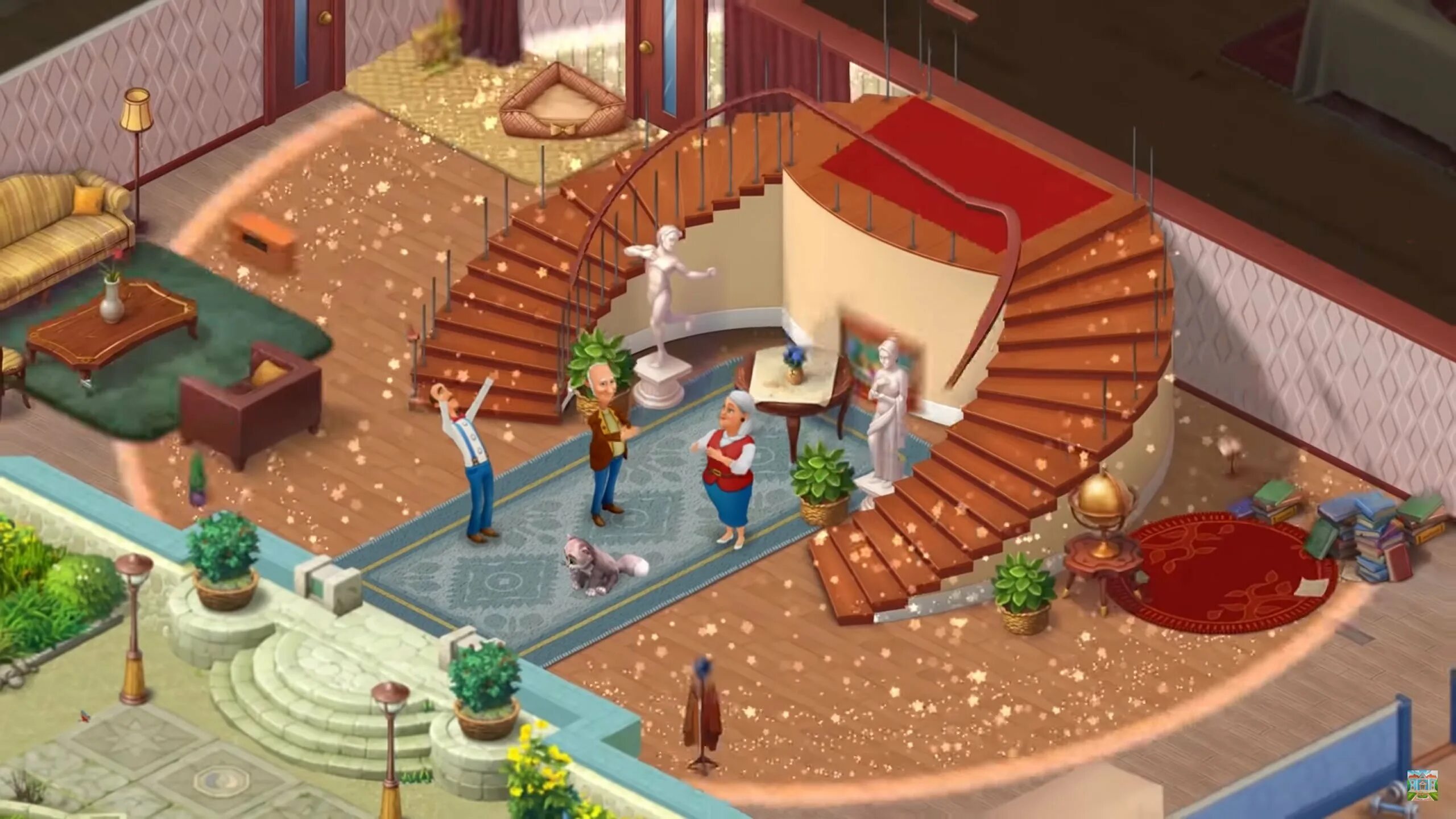 Игра хомескапес. Плейрикс homescapes. Финал игры homescapes. Остин homescapes. Игра хомескапес.