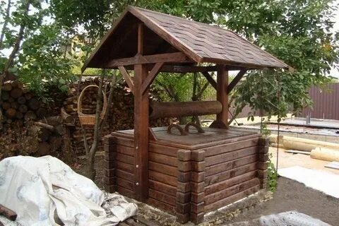 Красивый колодец своими руками