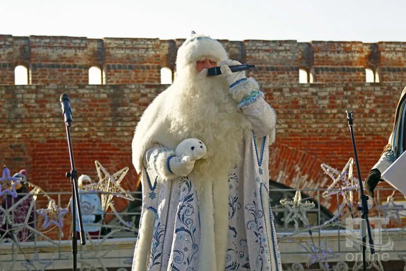 Дед в кремле. Дед мороз в кремле.