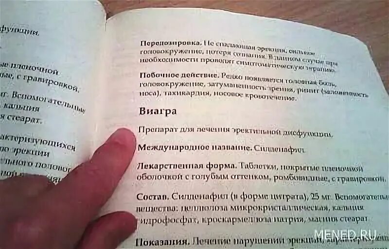 Виагра побочные эффекты