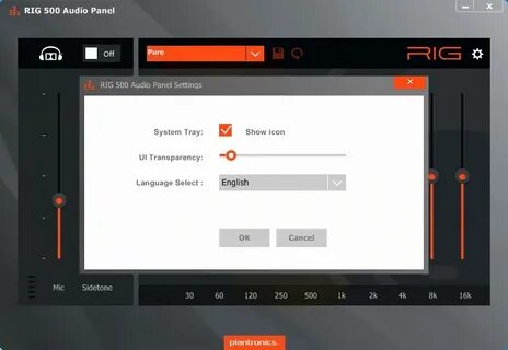 Audio panel