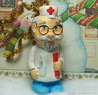 Елочная игрушка айболит