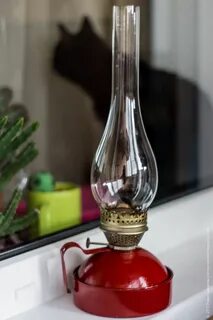 Работа керосиновой лампы