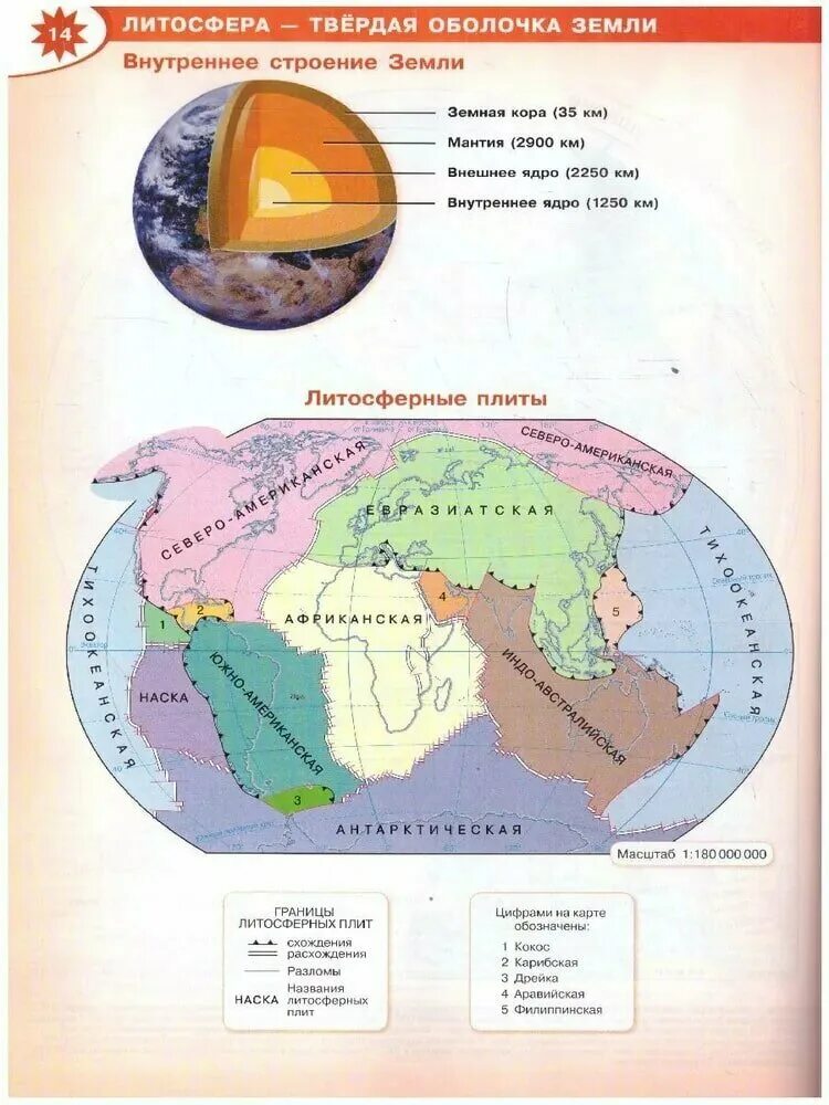 Тип 14 география. Плиты литосферы 5 класс география. Атлас 7 класс литосферные плиты. Атлас по географии 7 класс карты литосферных плит. Атлас литосферных плит 5 класс.