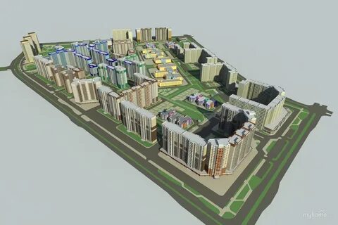 Новый микрорайон в красноярске