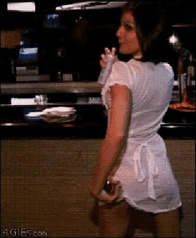 She s getting dressed