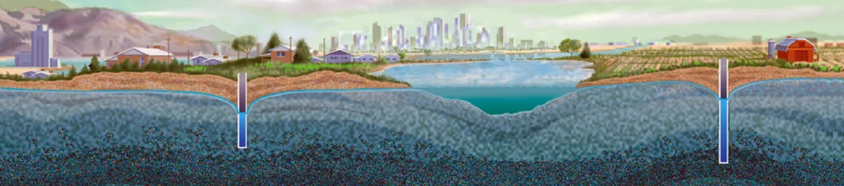 Water ground. Underground water. подземные воды калифорнии заражены. реальная 3d модель грунтовых вод. ground water foundation.