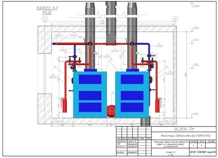 Работа котельной на твердом топливе