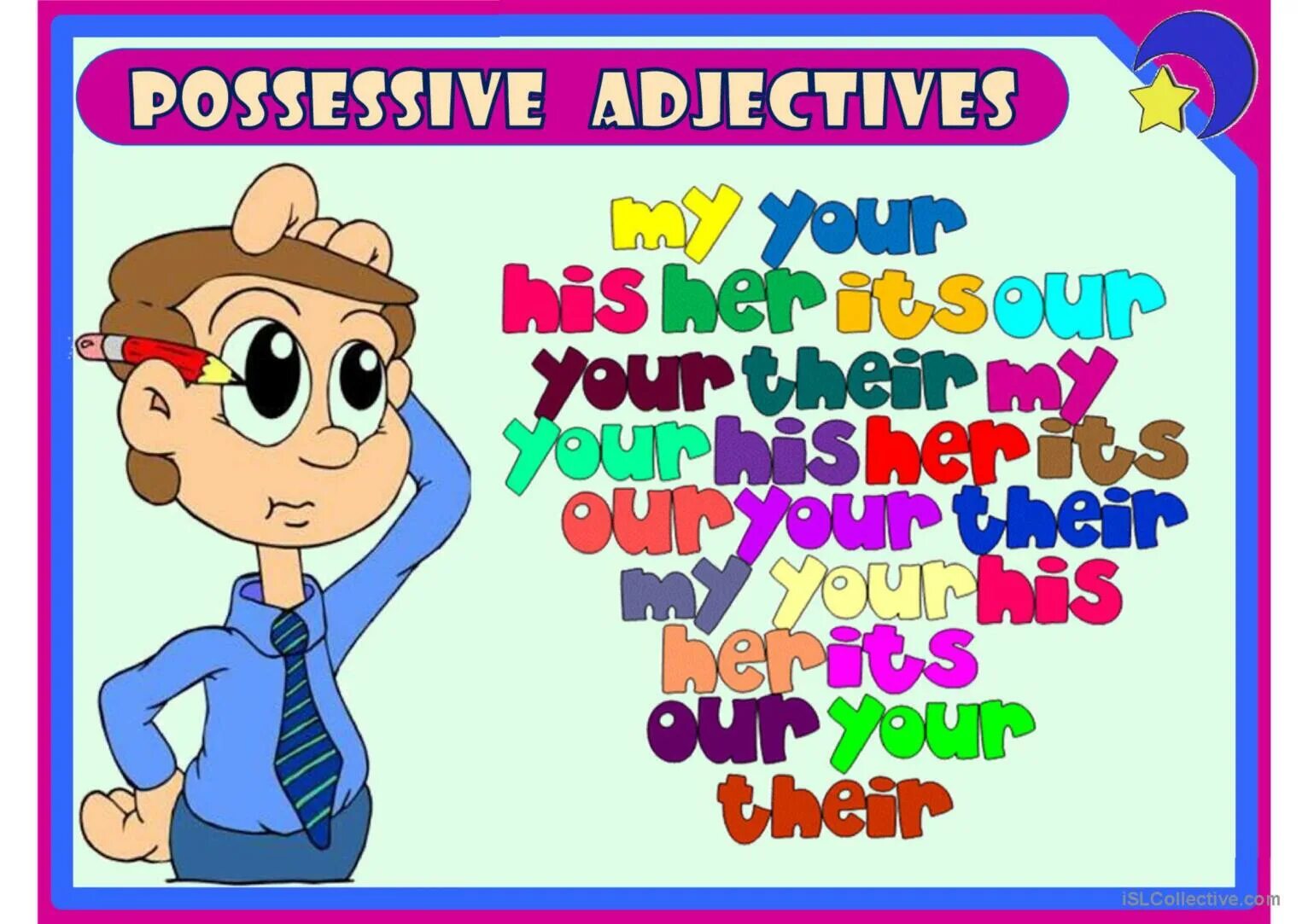 They s. Possessive adjectives. Possessive adjectives presentation. Possessive adjectives ppt. Тема possessive adjectives.