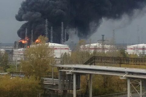 Пожар на лукойле
